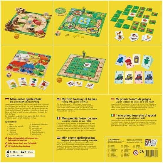 Actual product image Haba My first game treasure (German)