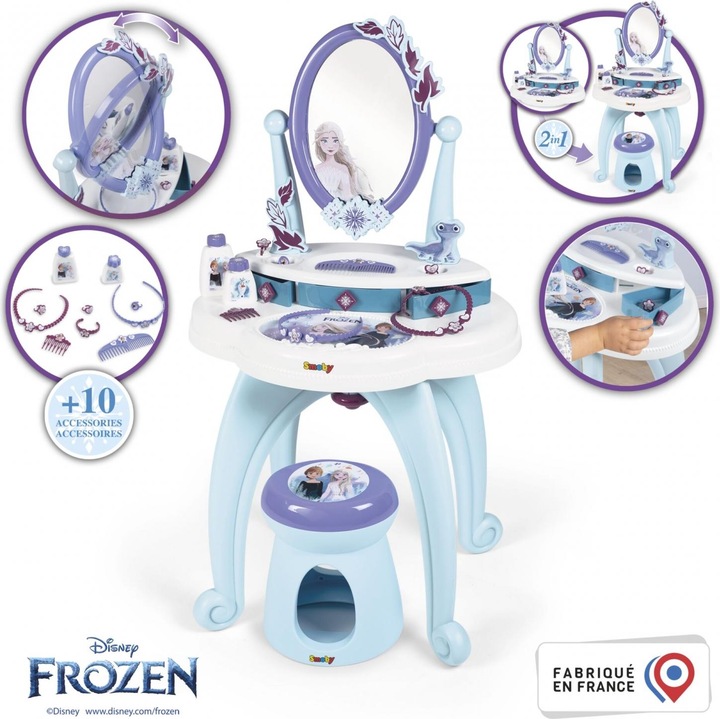 Actual product image Smoby Frozen 2 in 1 dressing table