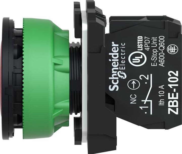 Produktbild Schneider Electric Drucktaster, komplett, Flush, XB5FA42