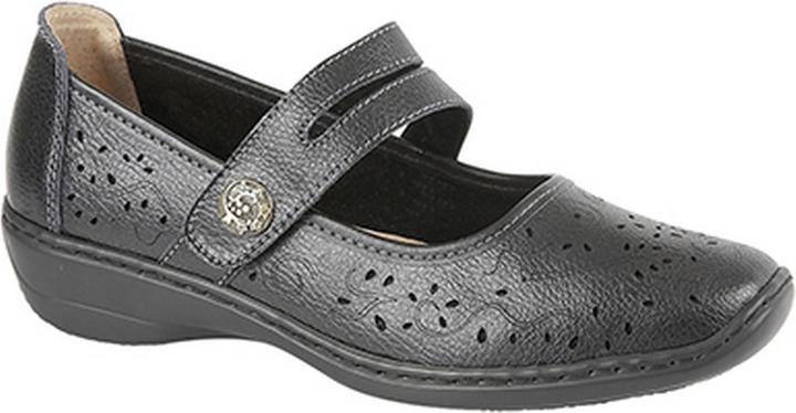 Actual product image Boulevard Summer leather shoes with perforated pattern (40.5)