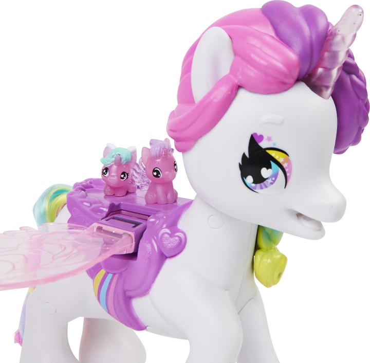 Actual product image Hatchimals Interactive unicorn with moving wings and over 60 light and sound effects