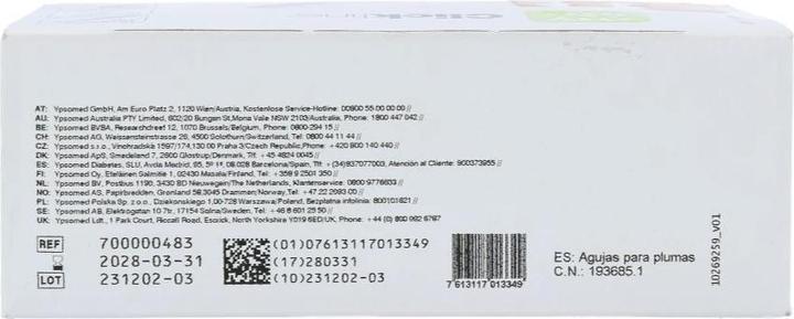 Produktbild Mylife Pen Nadeln 8mm 31G