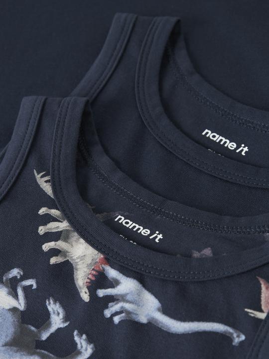 Produktbild Name it Nmmtank Top 2p Navy Dino Noos (98)
