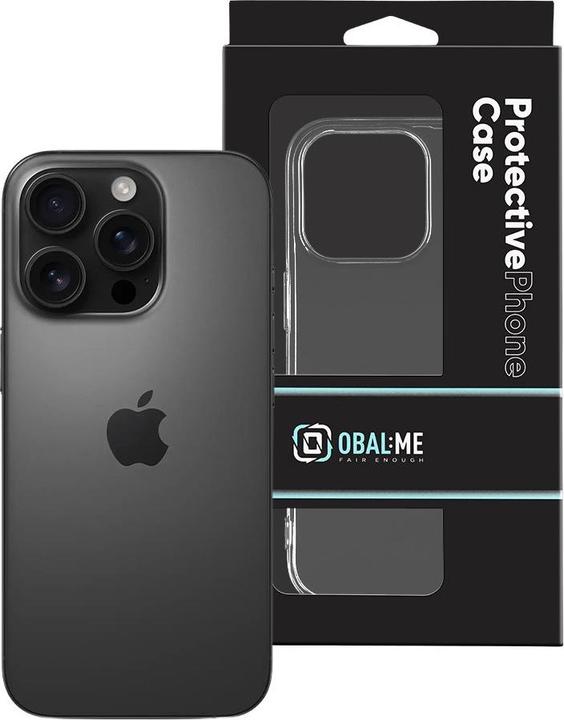 Immagine prodotto - OBAL:ME Cover in TPU per Apple iPhone 16 Pro Trasparente (Apple iPhone 16 Pro)