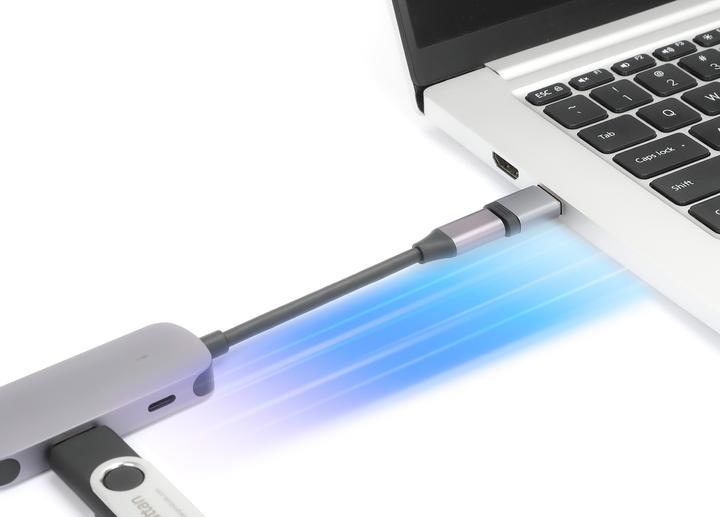 Actual product image Manhattan USB Type C to (USB-A, 3.10 cm)