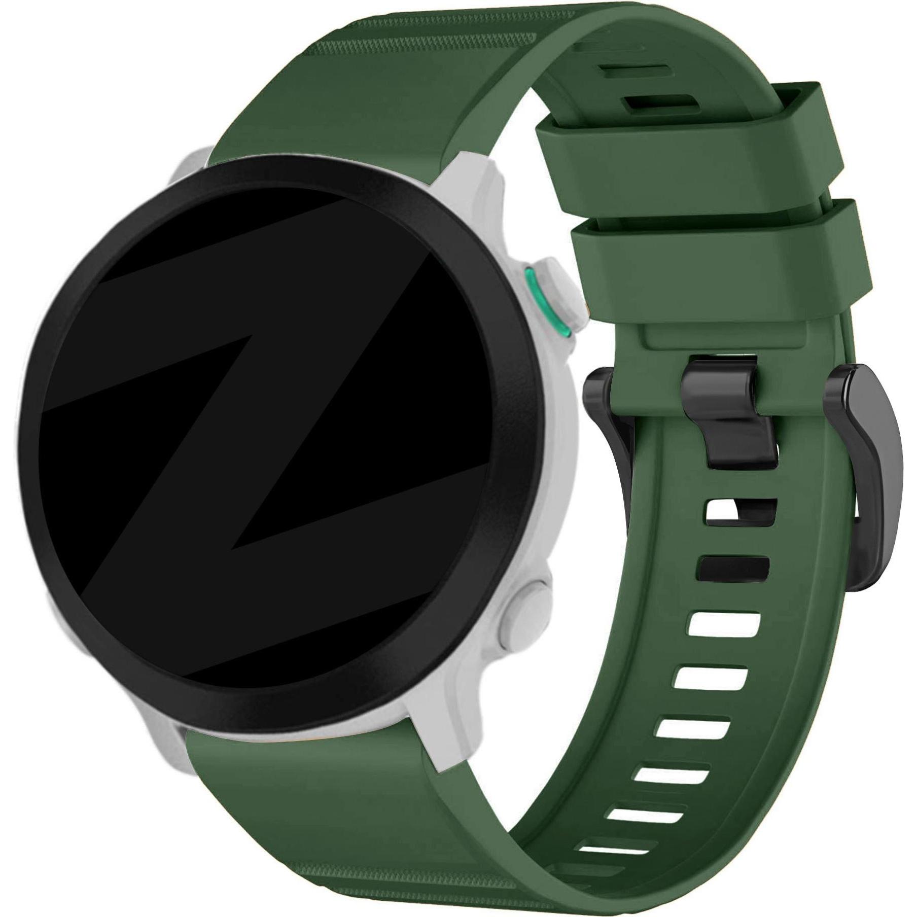 Bandz Silikonarmband (Silikon, 6x, fenix 5X), Uhrenarmband, Grün