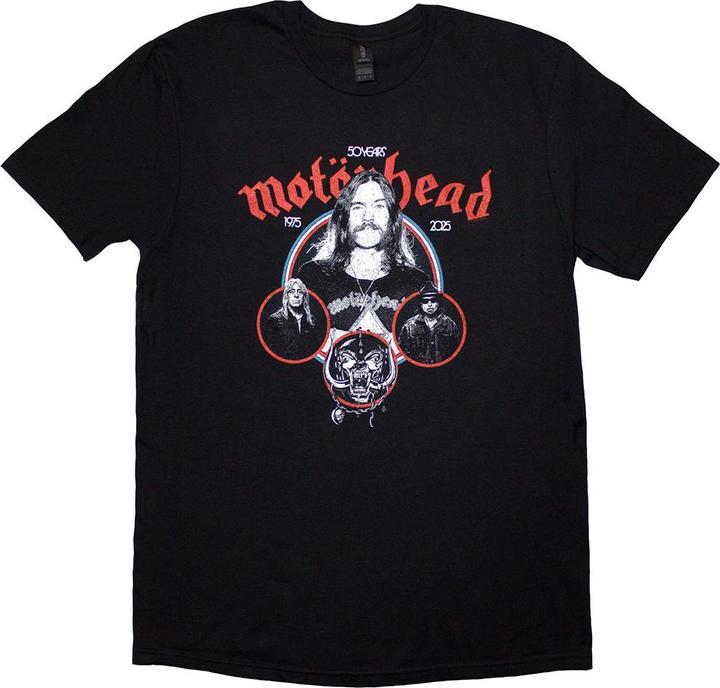Produktbild Motorhead 50 Years Band Circles (S)