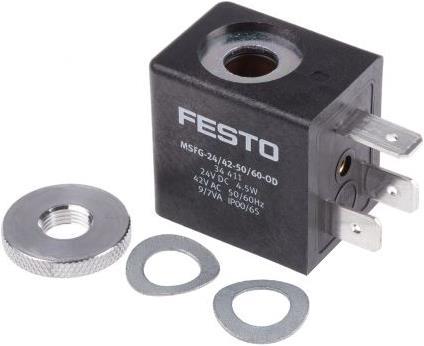 Actual product image Festo Solenoid Valve Coil 24 Vdc / 42 Vac