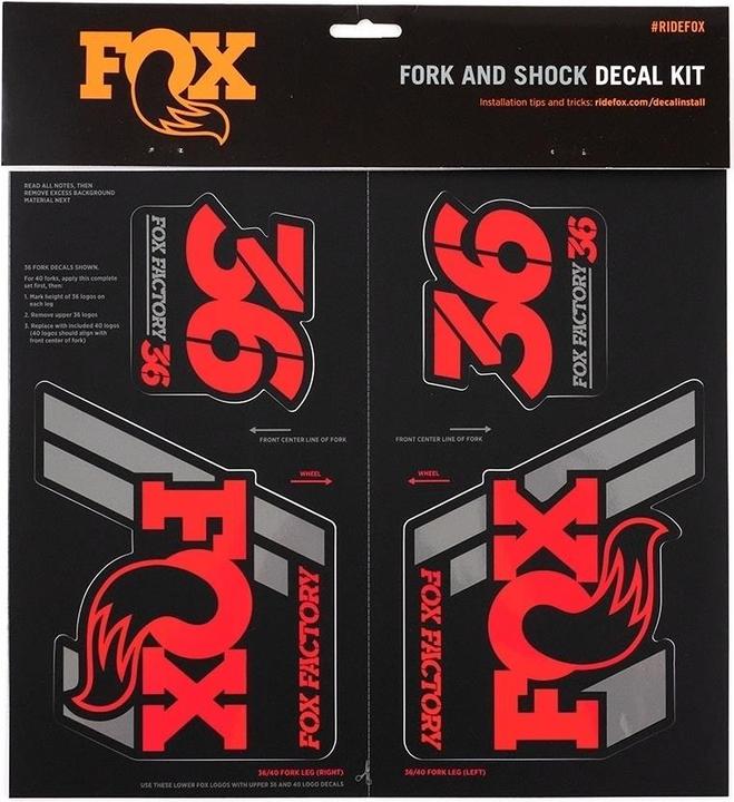 Actual product image Fox Decal 2019 AM Heritage