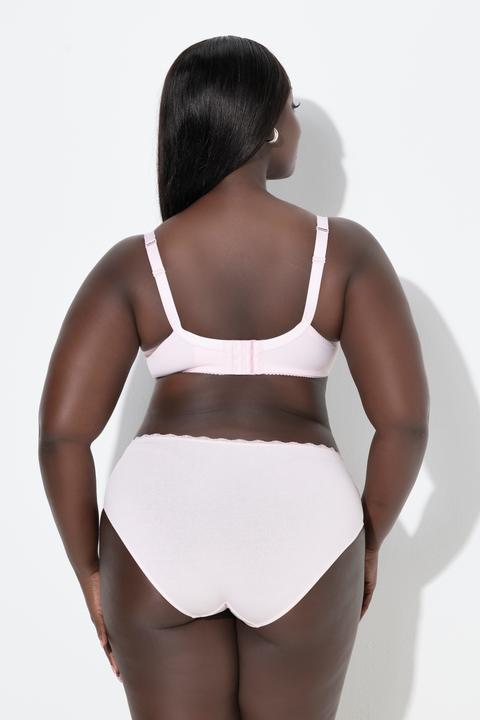 Actual product image Ulla Popken Tonal Polka Dot Underwire Bra (115 G)