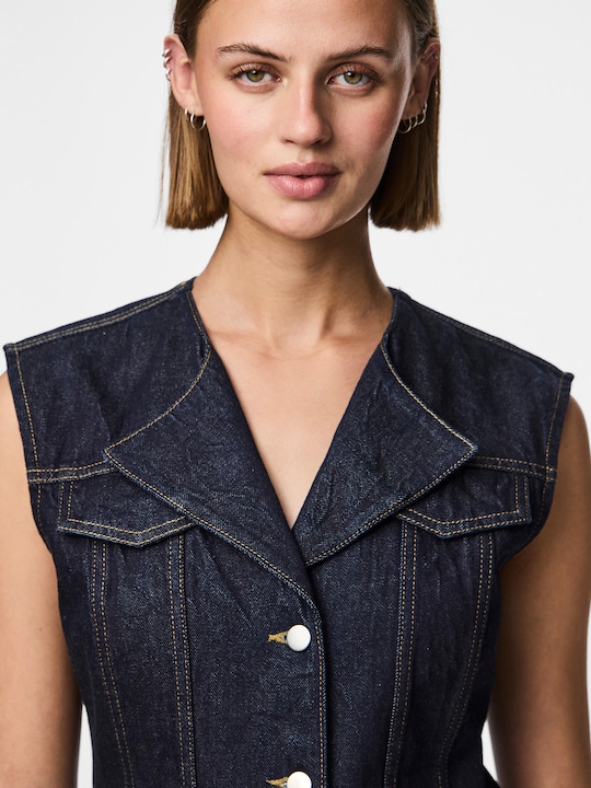 Actual product image Pieces PCNUA FITTED DENIM Weste (XS)