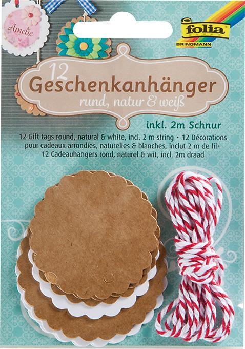 Actual product image Folia Gift tags (Gift decoration, 12 x)