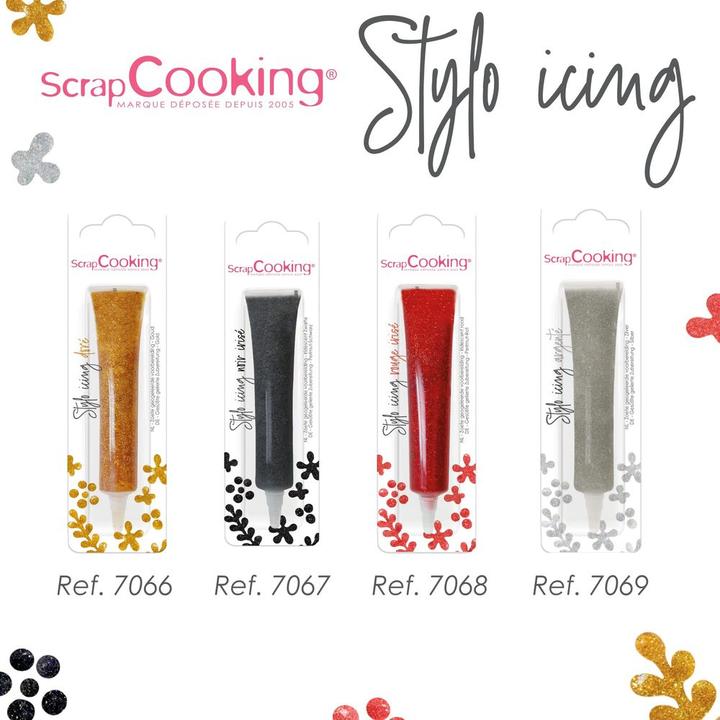 Actual product image ScrapCooking Icing icing stick silver, 26g (1 pcs.)