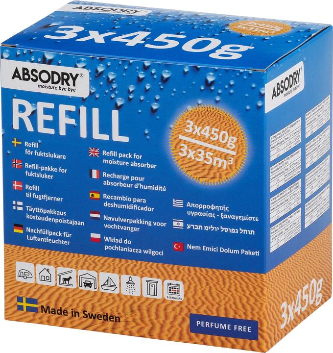 Absodry Nachfüllpack 3x450g (3 x)