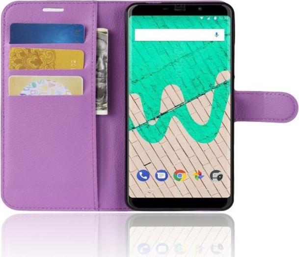 Image du produit MU Classic Série de couvertures de livres en cuir litchi (Wiko View Max)