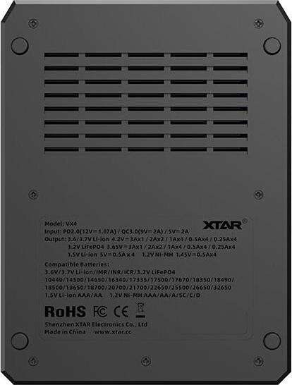 Produktbild Xtar VX4 (1 Stk., 18650, Ladegerät ohne Akku)