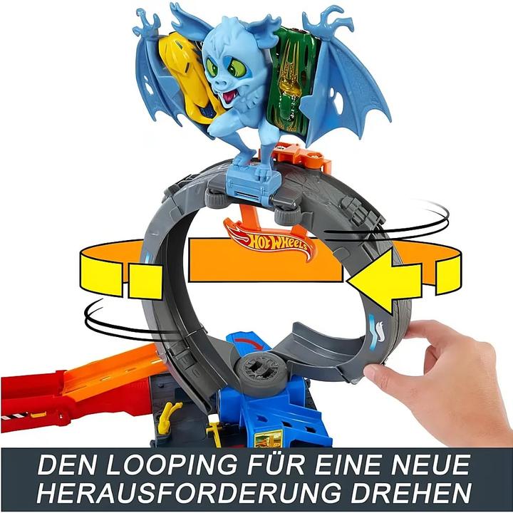 Actual product image Hot Wheels City Nemesis Bat vs Tire Shop