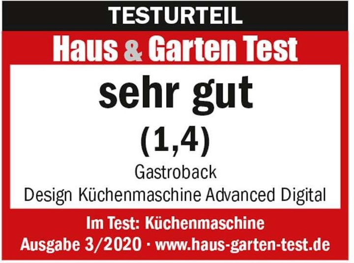 Immagine prodotto Gastroback Robot da cucina Advanced Digital 40977 Silver (600 W)