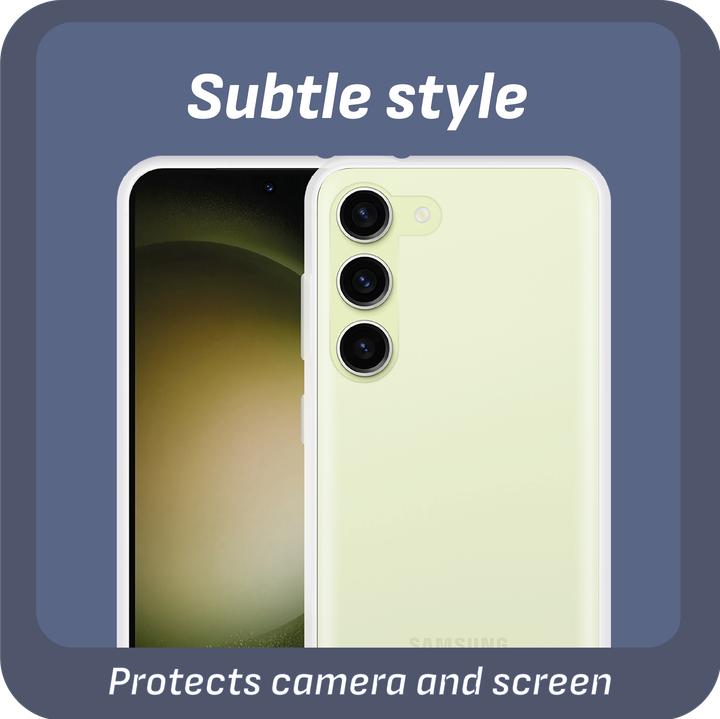 Produktbild Cazy Silikon Hülle Kompatibel mit Samsung Galaxy S23 - Soft TPU Schutz - Transparant (Samsung Galaxy S23)