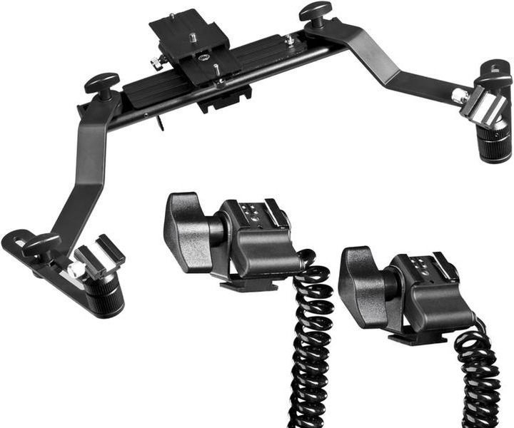 Produktbild Walimex Makro Blitzschiene Pro mit Y-Kabel Canon (Blitzhalterung)
