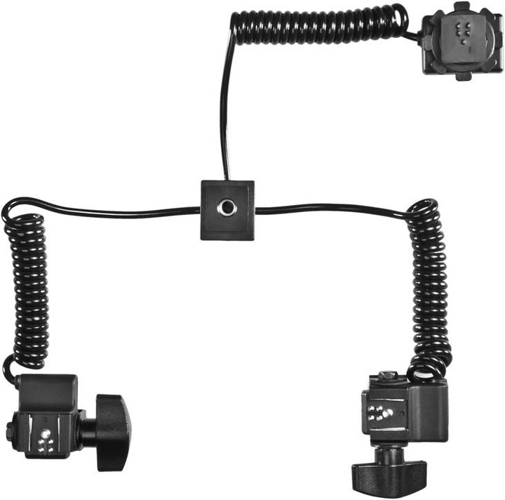 Produktbild Walimex Makro Blitzschiene Pro mit Y-Kabel Canon (Blitzhalterung)