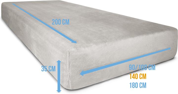 Produktbild Aspero 2 Flanell-Spannbettlaken PERPIGNAN (140 x 200 cm)