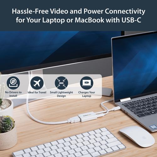 Produktbild StarTech USB Typ-C zu (HDMI, 5 cm)