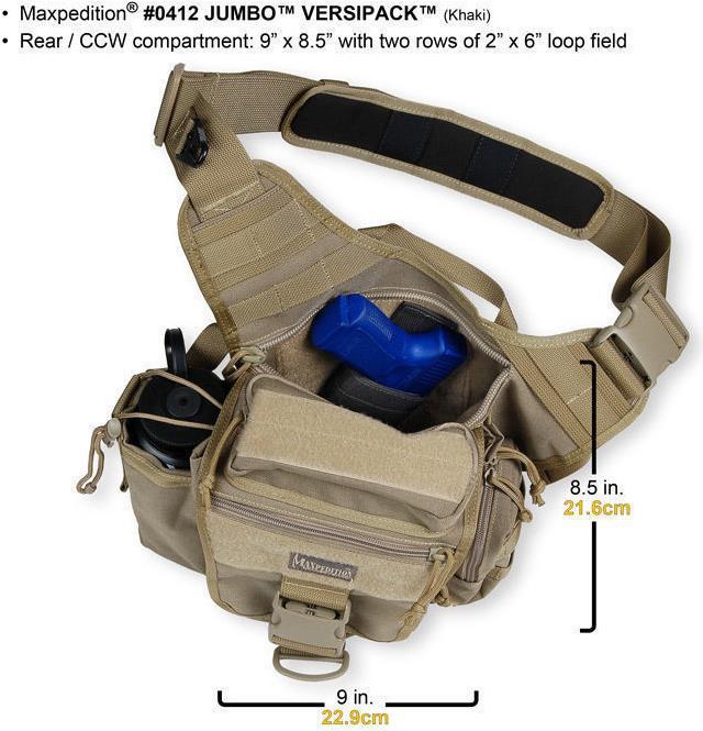Produktbild Maxpedition Jumbo Versipack Umhängetasche
