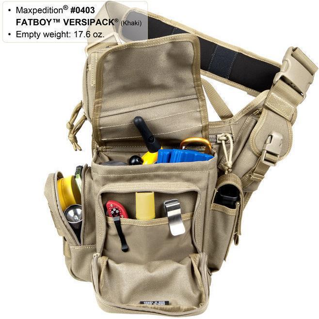 Actual product image Maxpedition FatBoy Versipack shoulder bag