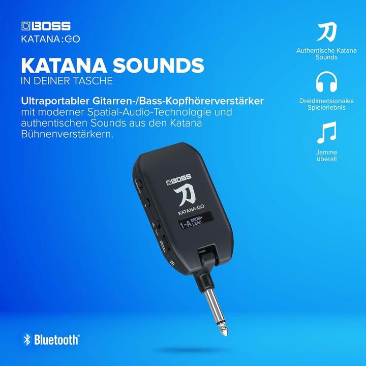 Immagine prodotto BOSS (Electronics) Katana:GO (Display, Bluetooth)