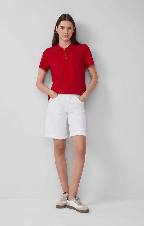 Produktbild S.Oliver Polo-Shirt Verkürztes Poloshirt aus Baumwollpiqué (46)