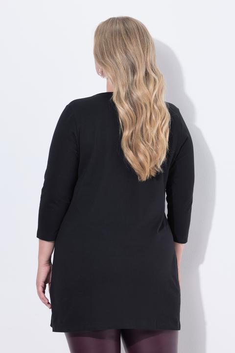 Produktbild Miamoda Longshirt, Flakon-Motiv mit Zierperlen, 3/4-Ärmel (46)