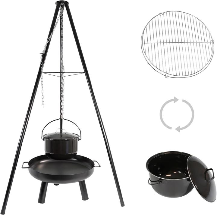 Immagine prodotto Nativ Feuerschale mit Schwenkgrill