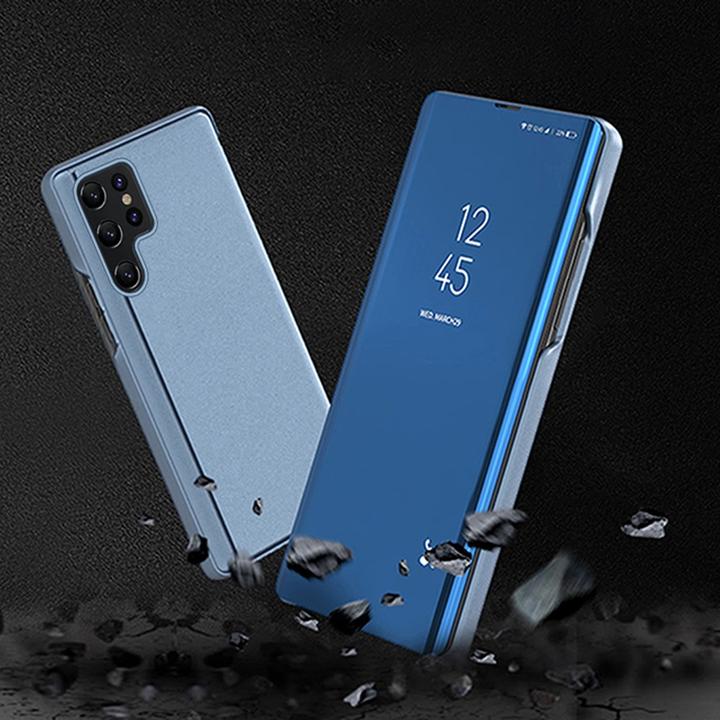 Actual product image Deltalabs Clear View Standing Flip Cover case (Samsung Galaxy S25 Ultra)