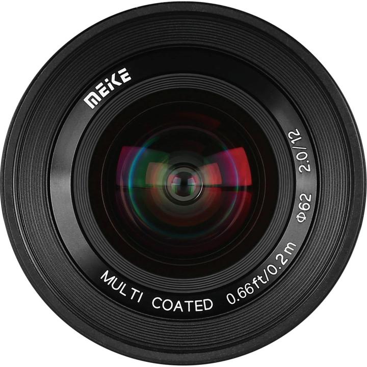 Actual product image Meike MK 12mm F2.0 Sony E mount (APS-C / DX, full size)