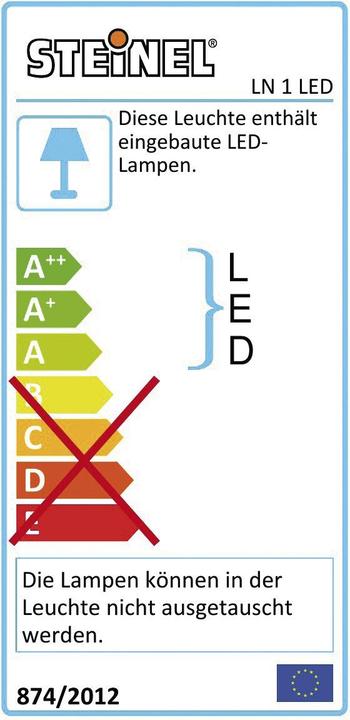 Energy Label Steinel LED sensor lamp (350 lm, IP54)