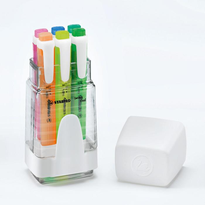 Actual product image STABILO Swing Cool Box (Turquoise, Pink, Blue, Green, Orange, Yellow, 4 mm, 6 x)