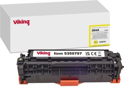 Image du produit Viking Cartouche de toner Compatible HP 304A CC532A Jaune (Y)