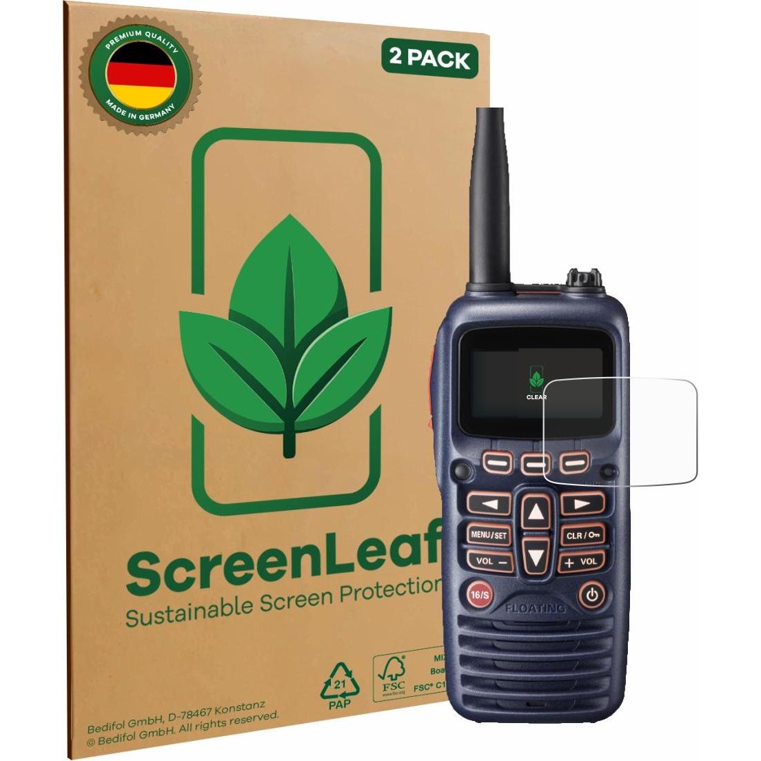 ScreenLeaf Pellicola protettiva, Proteggi Schermo Sostenibili, Clear, Antigraffio, Pellicola protettiva del dispositivo