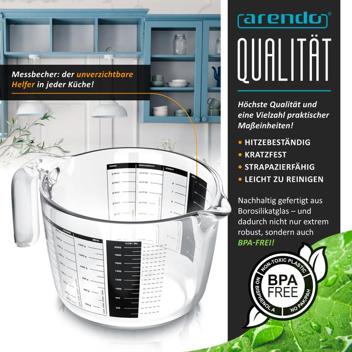 Produktbild Arendo Messbecher (2000 ml)