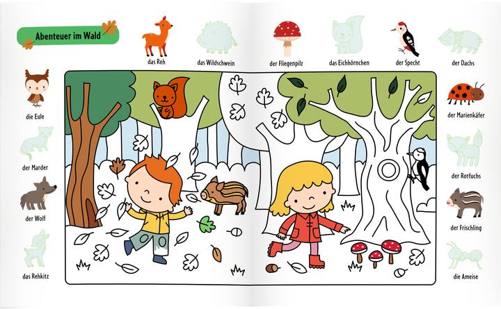 Produktbild Mein erstes Sticker-Malbuch: Lieblingstiere
