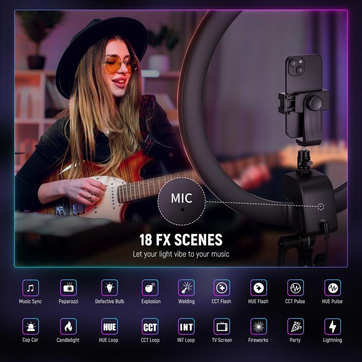 Produktbild Neewer SRP18C Ultra-Slim RGB Ring Light (Ringlicht)