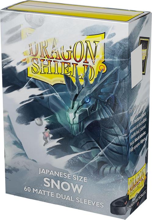 Immagine prodotto Arcane Tinman ART15105 - Protezioni artistiche per carte, formato giapponese: Matt Dual - Snow (60 pz)