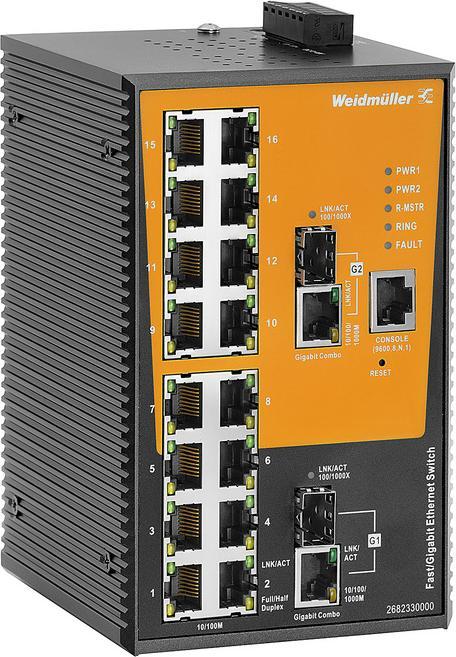 Produktbild Weidmüller IE-SW-AL18M-16TX-2GC (18 Ports)