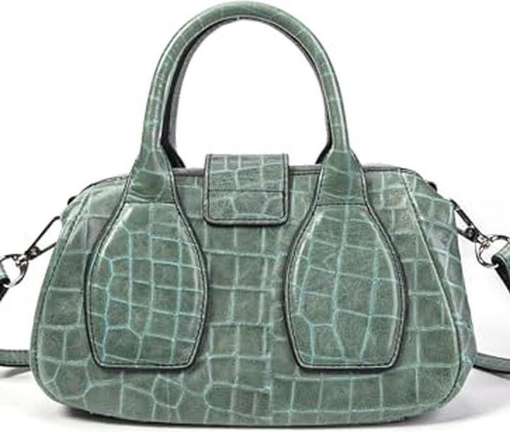 Actual product image Kate Moss Picasso Leather Shoulder Bag with Adjustable Strap