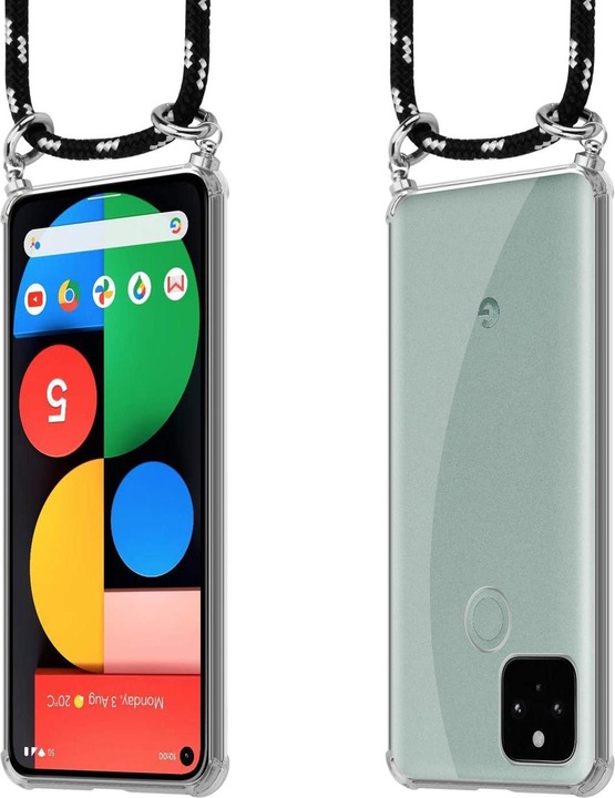 Produktbild Cadorabo TPU Handy Kette SILBER Cover