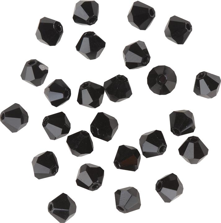 Immagine prodotto Pracht Perline glitterate in vetro, 4 mm, 25 pezzi.