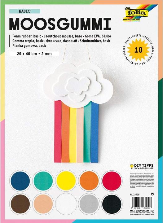 Actual product image Folia Foam rubber set