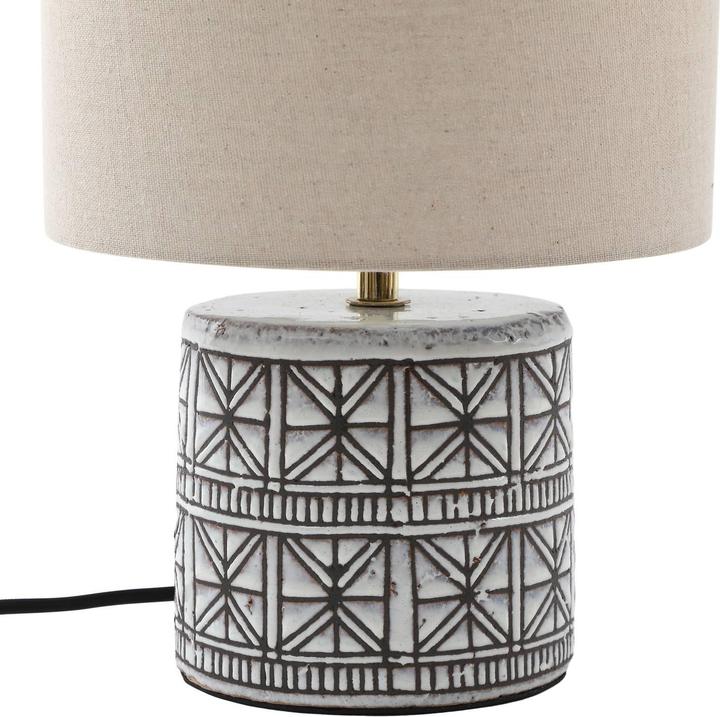 Actual product image Lucande Thalorin table lamp White/Black/Grey (E27)