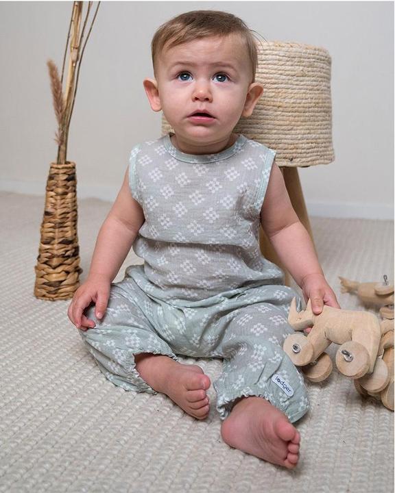 Produktbild Lodger Stoffhosen Hipster Tribe Muslin Silt Green Gr. 74 (74)